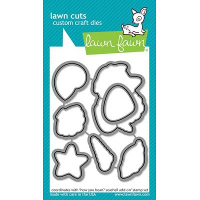 Lawn Fawn Lawn Cuts - How You Bean? Seashell Add-On